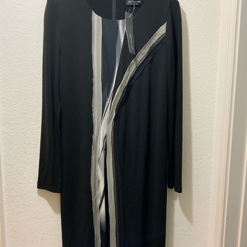 New Joeffer Caoc Canadian Designer Women Black Cocktail Formal Dress size M